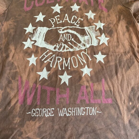 Peek George Washington Tie Dye Tee Size M 6/7 - Picture 2 of 4